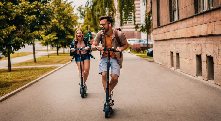 banner of Scooters Offer Fun as Well as Transportation