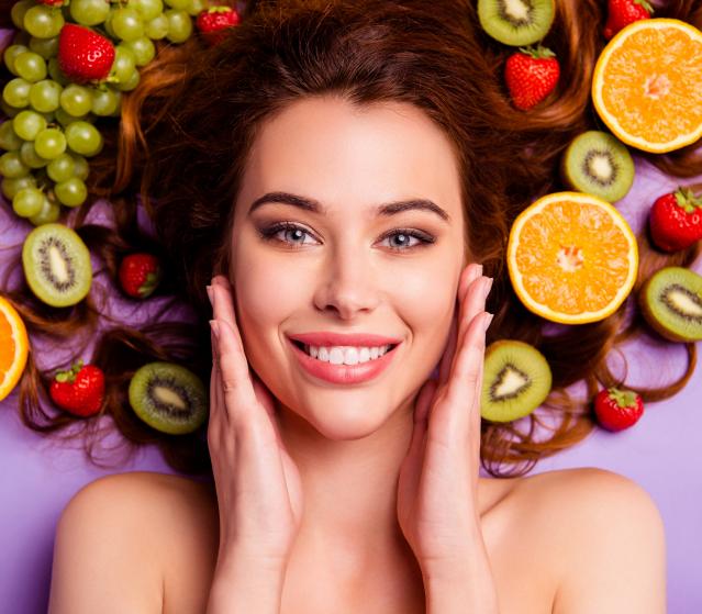 square of Foods Good for Skin